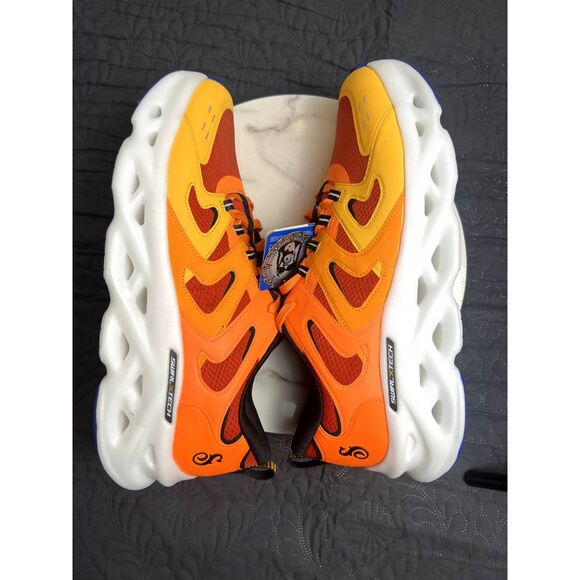Skechers X Snoop Dogg: UNISEX GO RUN Swirl Tech - Dizzie Orange Red SZ 13: NWT - Picture 5 of 15
